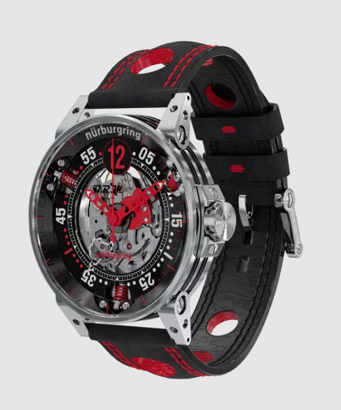 Review BRM Partners watches for sale B.R.M V6-44-SA SKELETON NURBURGRING